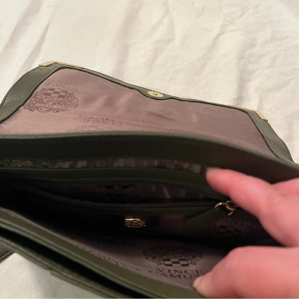 Vince Camuto genuine leather and suede hand bag - Picture 6 of 16